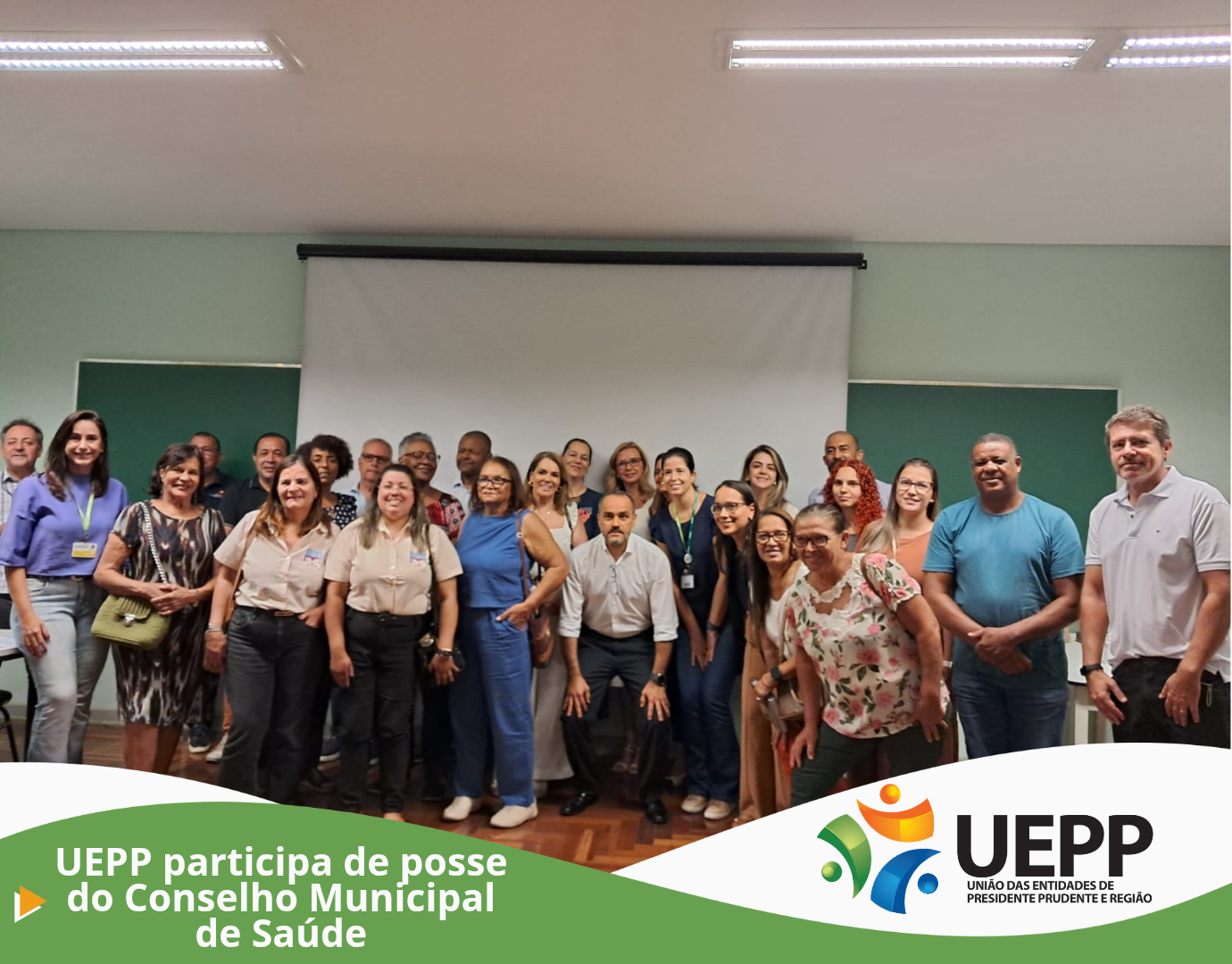 UEPP participa de posse do Conselho Municipal de Saúde